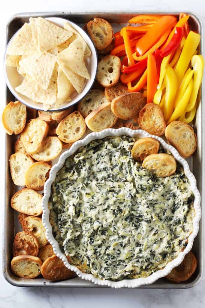 The Best Spinach Artichoke Dip - Zested Lemon