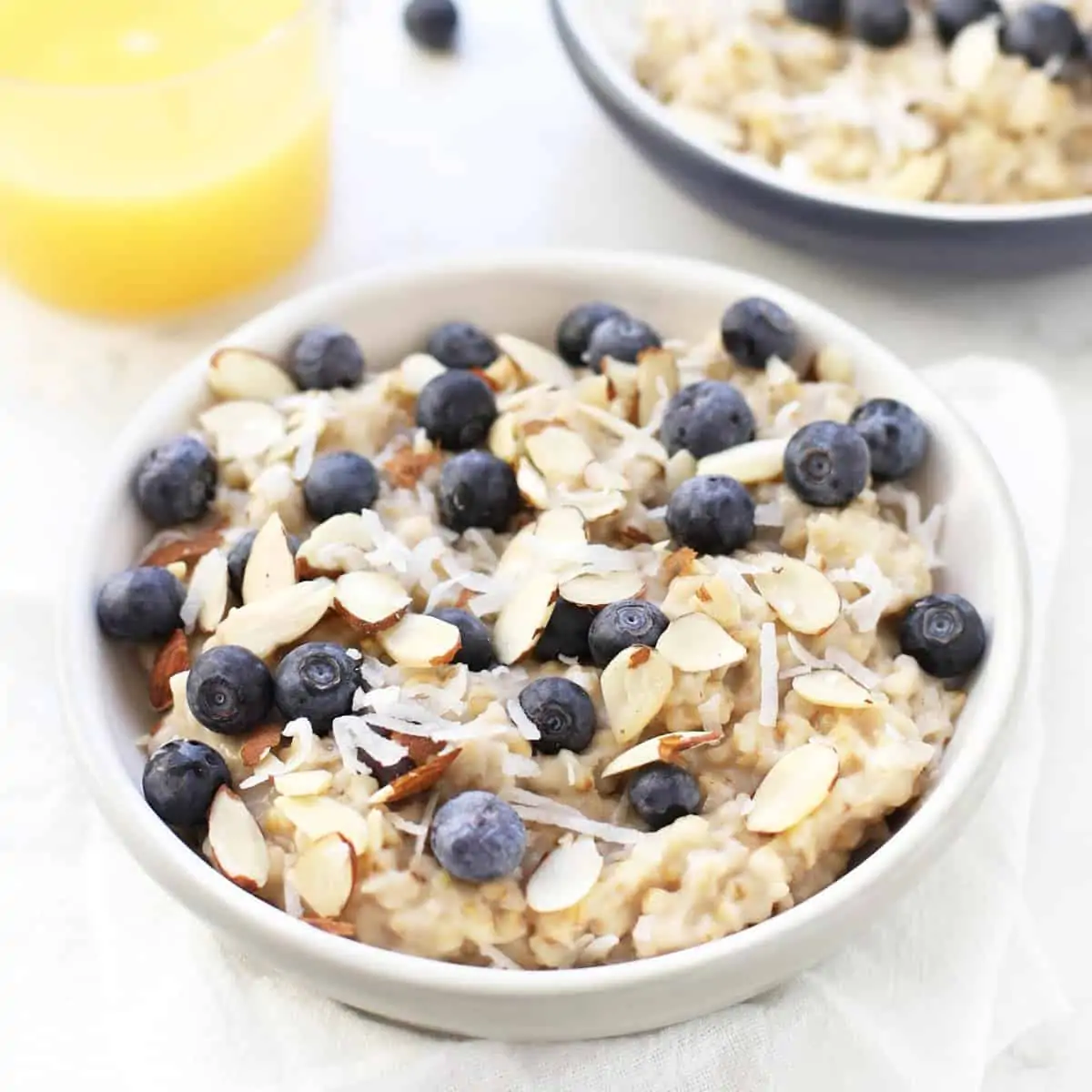 Blueberry Coconut Oatmeal