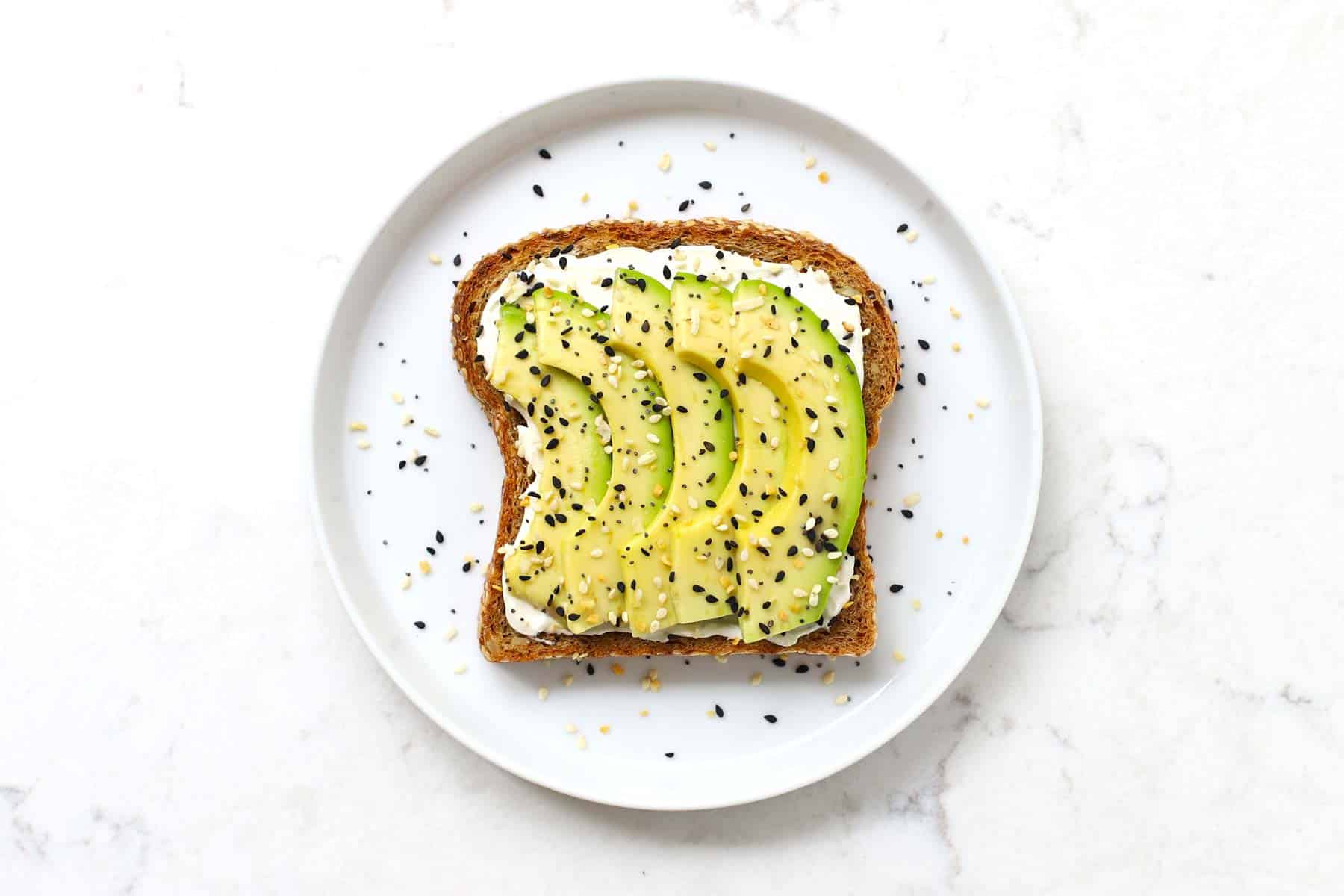 Everything Bagel Avocado Toast - Zested Lemon