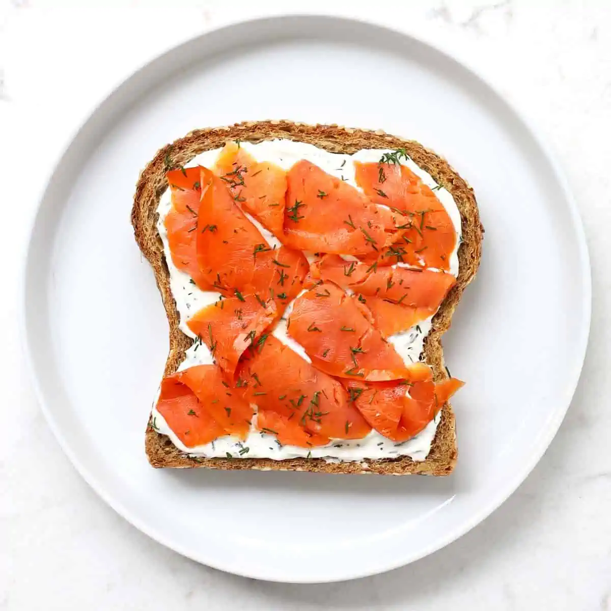 Smoked Salmon Breakfast Toast