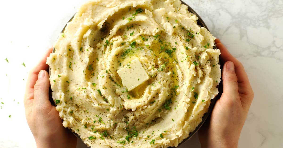 MakeAhead Slow Cooker Mashed Potatoes Zested Lemon