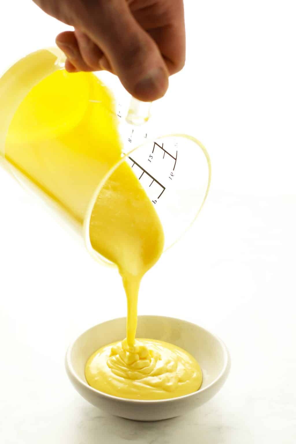 Blender Hollandaise Zested Lemon