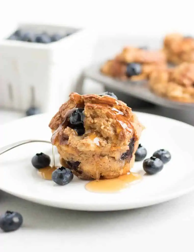Blueberry Baked French Toast Muffins 