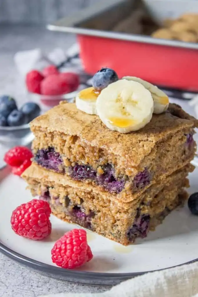 Blueberry Pancake Casserole 