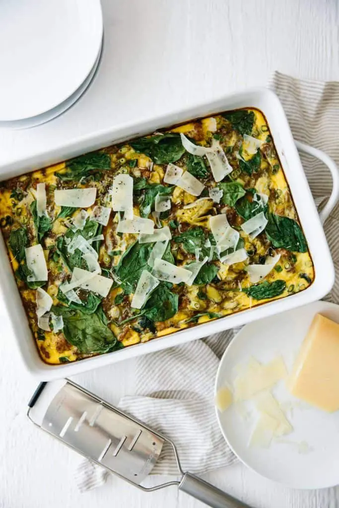 Healthy Breakfast Casserole (gluten-free, paleo) 