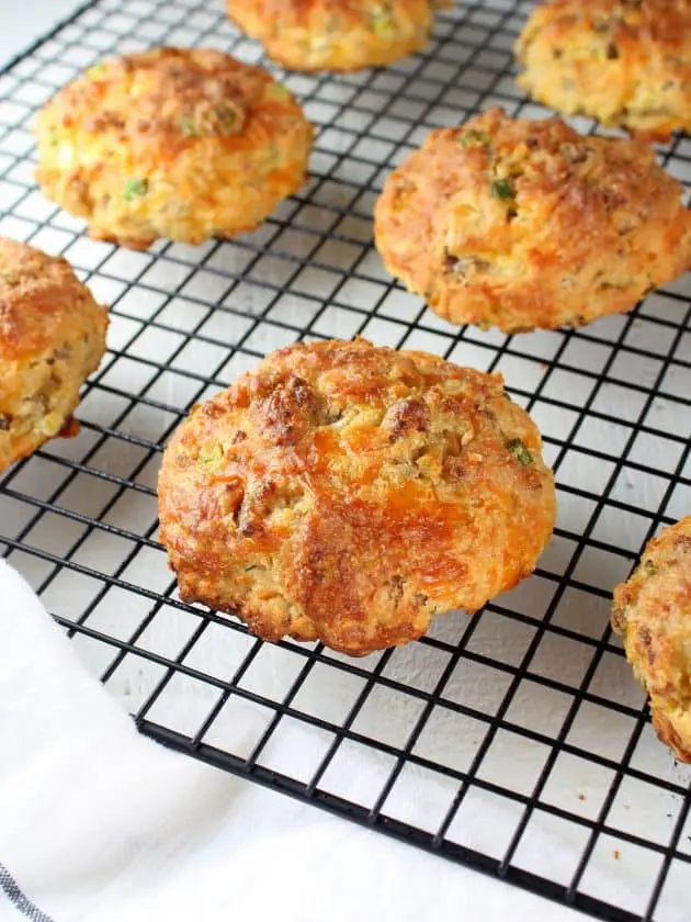 Savory Turkey Sausage Buttermilk Biscuits 