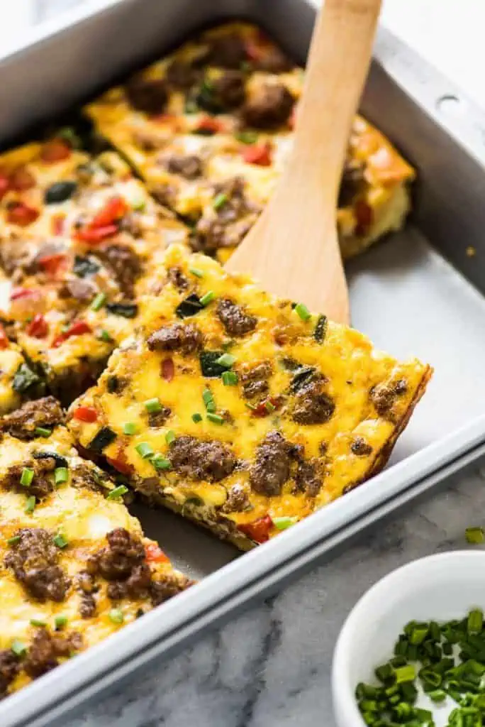 Text Mex Sausage Breakfast Casserole 