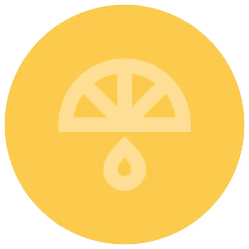 Zested lemon logo