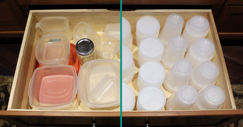 VIDEO]: How To Organize Food Storage Containers And Tupperware