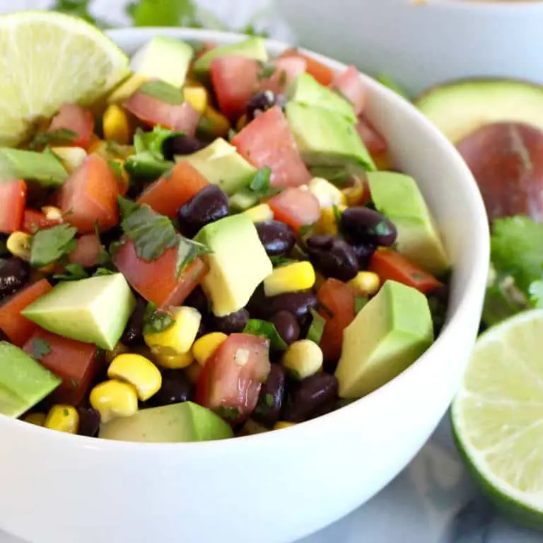 Avocado Black Bean and Corn Salad