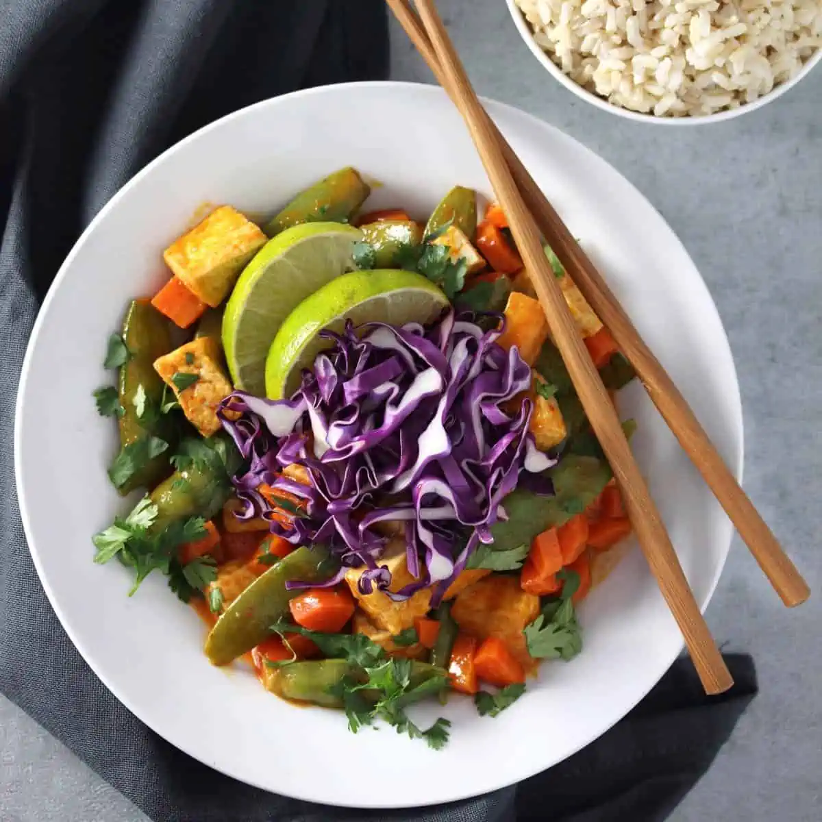 Coconut Curry Tofu and Veggies