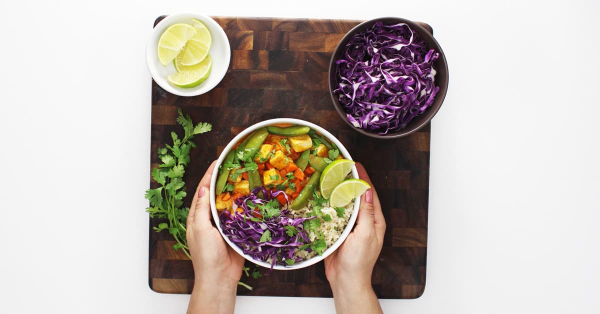 One-Pot Coconut Curry Tofu and Veggies - Zested Lemon
