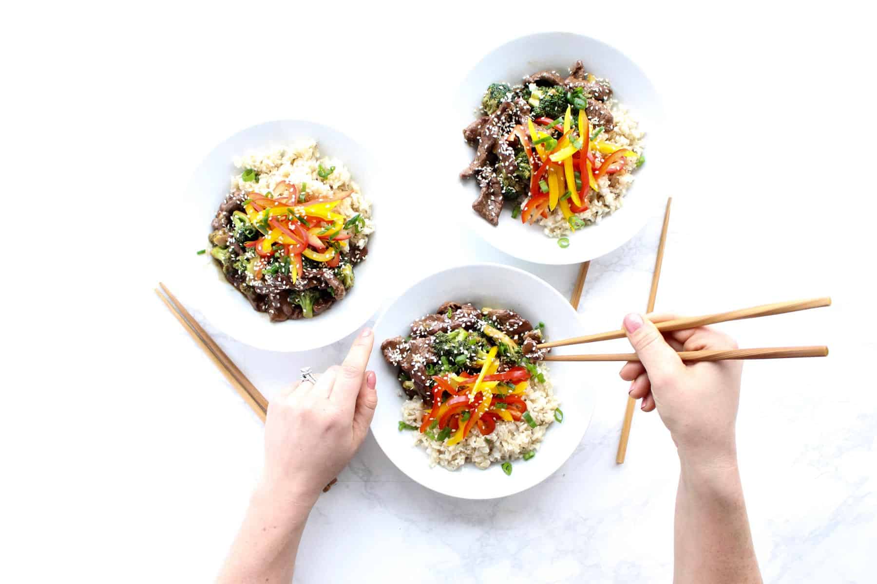 Healthy Beef and Broccoli Stir Fry - Zested Lemon
