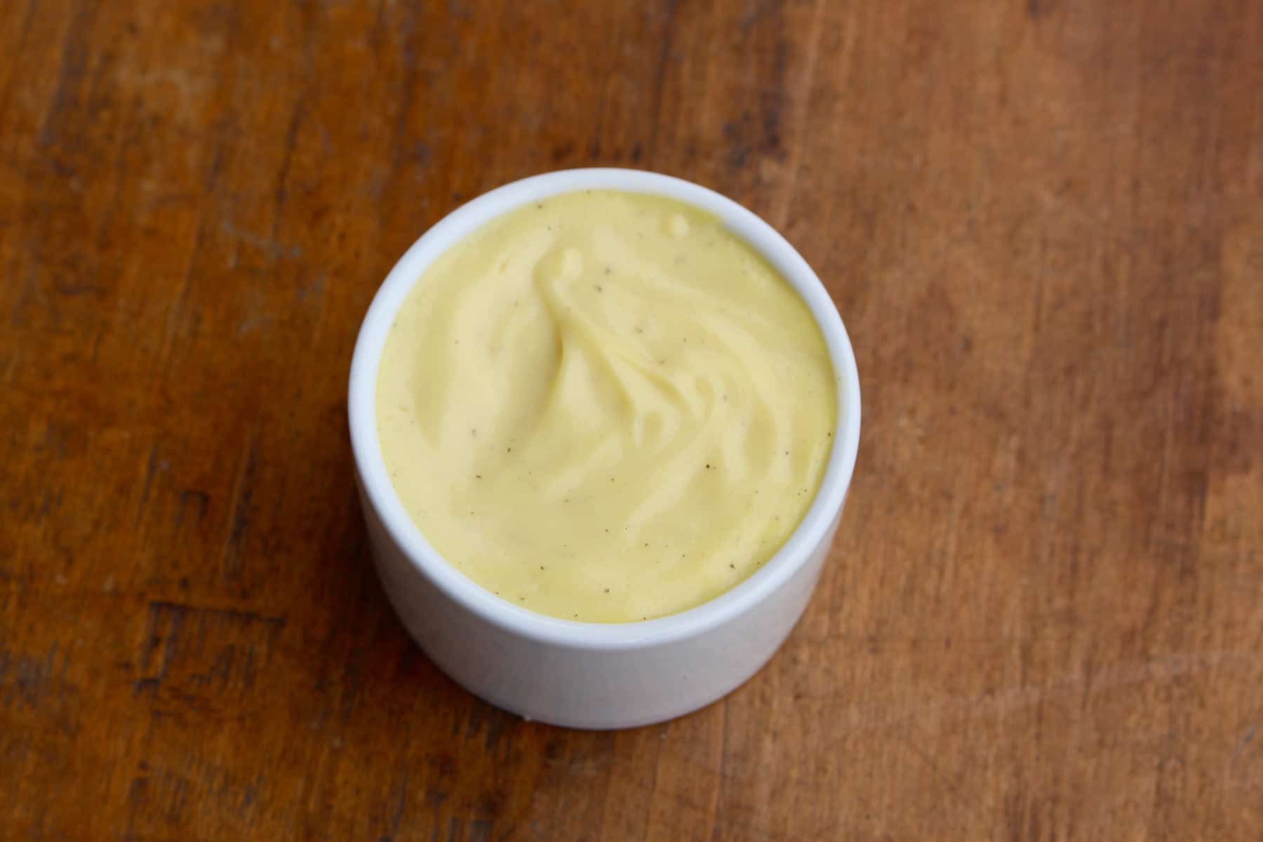 Light and Healthy Hollandaise Sauce Zested Lemon