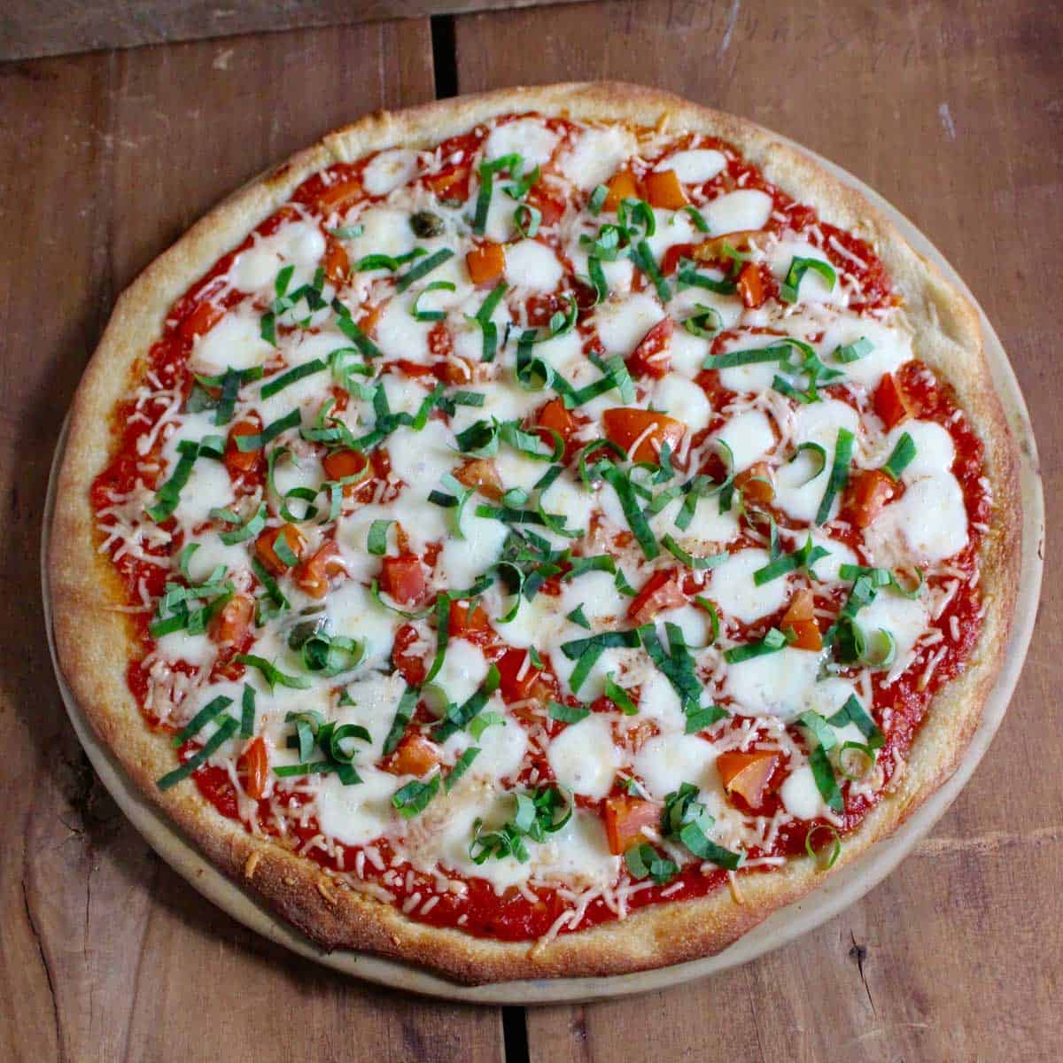 Homeade Easy Margherita Pizza Zested Lemon