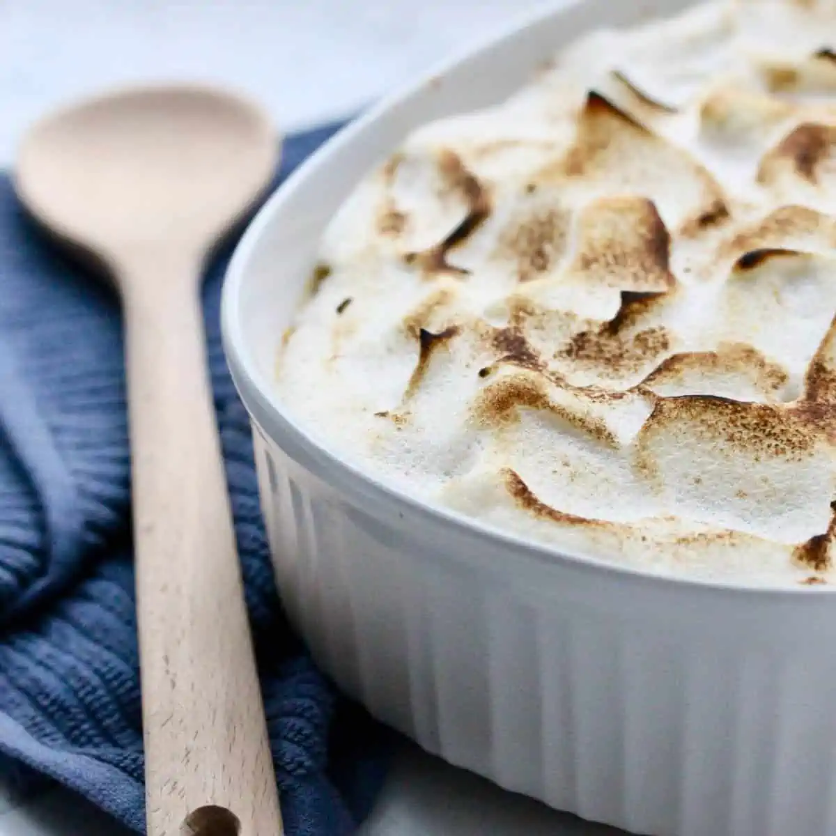 Healthy Sweet Potato Casserole with Maple Meringue