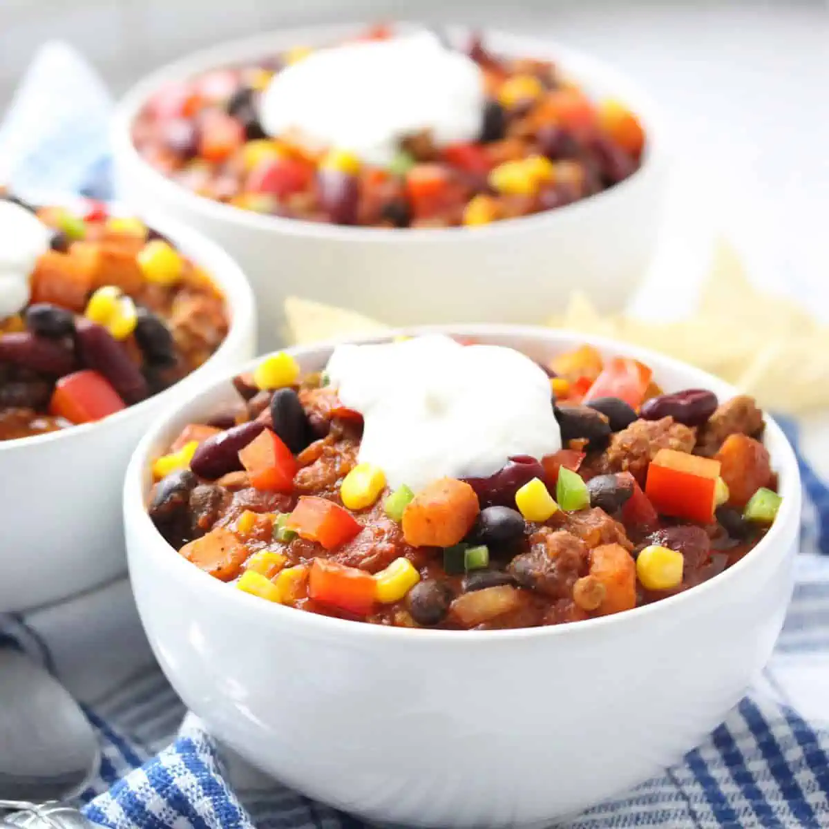 Healthy Veggie Loaded Turkey Chili